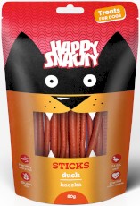 HAPPY SNACKY Treats Patyczki z Kaczki dla psa 80g