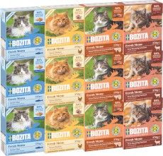 BOZITA Fresh Menu Sterilised MIX bez zbóż dla kota Tetra Recart 12x370g