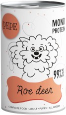 PAKA ZWIERZAKA PEPE Mono Protein Roe Deer Sarna 400g