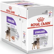 ROYAL CANIN Sterilised dla psa w pasztecie 12x85g