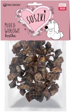 PAKA ZWIERZAKA Suszki Płuco Wołowe Kostka 100g