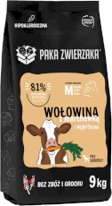 PAKA ZWIERZAKA Wołowina z Marchewką M bez zbóż 9kg