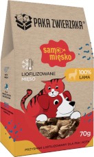 PAKA ZWIERZAKA Samo Mięsko Liofilizowane 100% Lama 70g