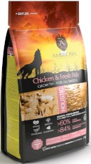 AMBROSIA Dog Puppy Growth Chicken / Fresh Fish Kurczak i Świeża Ryba 2kg