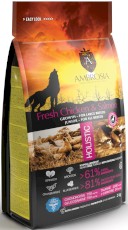 AMBROSIA Dog Puppy Large Growth Fresh Chicken / Salmon Fish Świeży Kurczak i Łosoś 12kg