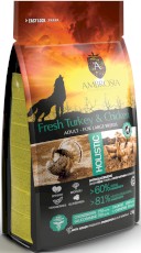 AMBROSIA Dog Adult Large Fresh Turkey / Chicken Świeży Indyk i Kurczak 12kg
