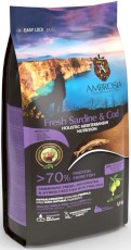 AMBROSIA Dog Senior Light Mediterranean Fresh Sardine / Cod Świeże Ryby 1,5kg