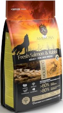 AMBROSIA Dog Adult Mini Sensitive Fresh Salmon / Rabbit Świeży Łosoś i Królik 1,5kg