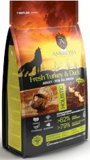 AMBROSIA Adult Dog Fresh Turkey / Duck Świeży Indyk i Kaczka 12kg