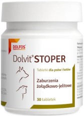 DOLFOS Dolvit Stoper Zaburzenia żołądkowo-jelitowe dla psów i kotów 30szt