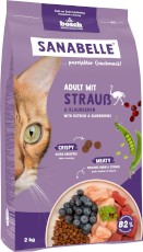 BOSCH Sanabelle Adult Ostrich / Blueberries Struś z Borówką 2kg