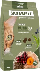 BOSCH Sanabelle GRANDE Chicken / Cranberries Kurczak z Żurawiną dla kotów dużych ras 2kg