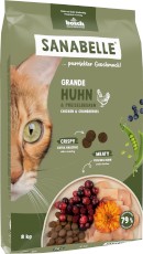 BOSCH Sanabelle GRANDE Chicken / Cranberries Kurczak z Żurawiną dla kotów dużych ras 8kg