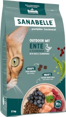 BOSCH Sanabelle OUTDOOR Duck / Blueberries Kaczka z Borówką 2kg