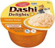 INABA Cat Dashi Delights Kawałki Kurczaka w bulionie 70g