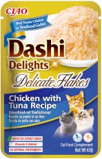 INABA Cat Dashi Delights Kawałki Kurczaka z Tuńczykiem w galaretce 40g