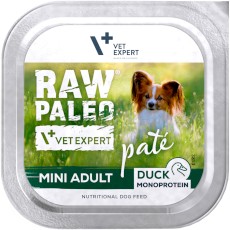 Vet Expert RAW PALEO Mini Adult Monoprotein Duck 150g