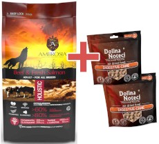 AMBROSIA Dog Adult Beef / Fresh Salmon Wołowina i Świeży Łosoś 12kg + GRATIS DOLINA NOTECI