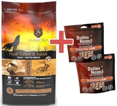 AMBROSIA Dog Adult Sensitive Fresh Turkey / Rabbit Świeży Indyk i Królik 12kg + GRATIS DOLINA NOTECI