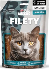 PAN MIĘSKO Filety Makrela dla kota 100g