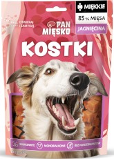 PAN MIĘSKO Kostki Jagnięcina dla psa 100g