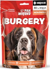 PAN MIĘSKO Burgery Wołowina dla psa 100g