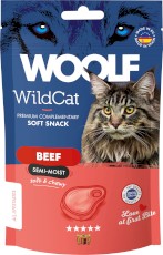 WOOLF WildCat Soft Snack Beef Przysmak półwilgotny dla kota z Wołowiną 50g