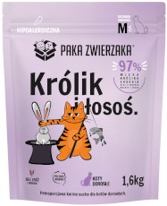 PAKA ZWIERZAKA Królik i Łosoś M bez zbóż dla kotów 1,6kg