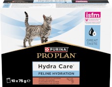 PURINA PVD Hydra Care Feline Hydration Supplement Salmon 10x75g