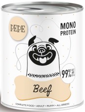 PAKA ZWIERZAKA PEPE Mono Protein Beef Wołowina 800g