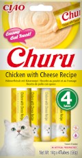 INABA Cat Churu Creamy Treat Chicken Cheese Kurczak Ser 4x14g