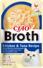 INABA Cat Ciao Broth Kurczak i Tuńczyk 40g