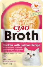INABA Cat Ciao Broth Kurczak i Łosoś 40g