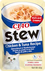 INABA Cat Ciao Stew Kurczak i Tuńczyk w sosie 40g