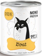 PAKA ZWIERZAKA PEPE Mono Protein Goat Koza 800g