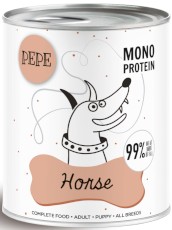 PAKA ZWIERZAKA PEPE Mono Protein Horse Koń 800g