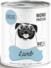 PAKA ZWIERZAKA PEPE Mono Protein Lamb Jagnięcina 800g