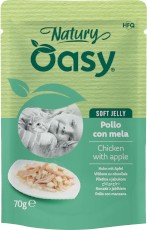 OASY Cat Natury Soft Jelly Kurczak z Jabłkiem w galaretce Saszetka 70g