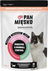 PAN MIĘSKO Digestive / Hairball Control dla kota 800g