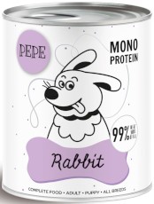 PAKA ZWIERZAKA PEPE Mono Protein Rabbit Królik 800g