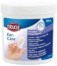 TRIXIE Ear Care Nakładki na palce do czyszczenia uszu 50szt
