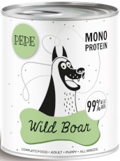 PAKA ZWIERZAKA PEPE Mono Protein Wild Boar Dziczyzna 800g
