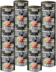 DOLINA NOTECI Super RAFI Cat Sterilised Perliczka i Serca z Kaczki 12x400g