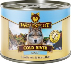 WOLFSBLUT Cold River Adult Pstrąg i Bataty 200g