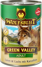 WOLFSBLUT Green Valley Adult Jagnięcina Łosoś Ziemniaki 395g