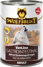 WOLFSBLUT VetLine Gastrointestinal Kaczka i Bataty 395g