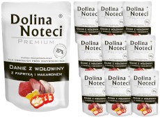DOLINA NOTECI Danie Wołowina Papryka Makaron 10x100g