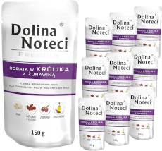 DOLINA NOTECI PREMIUM Królik z Żurawiną 10x150g