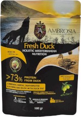 AMBROSIA Dog Adult Sensitive Mediterranean Fresh Duck Świeża Kaczka 100g ⬛⬛BLACKWEEK⬛⬛
