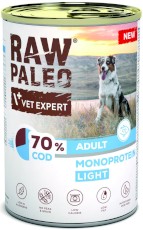 Vet Expert RAW PALEO Adult Monoprotein Light Dorsz 400g